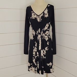 SIMPLY VERA small stretchy floral midi dress